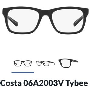 Costa Matte Black Tybee Eyewear